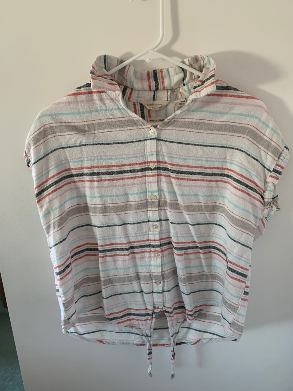 Striped tie shirt